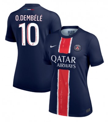 Paris Saint-Germain Ousmane Dembele #10 Replika Hjemmebanetrøje Dame 2024-25 Kortærmet